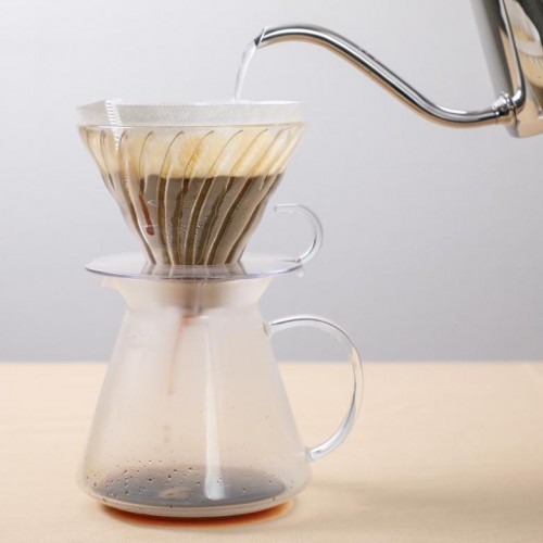 HARIO Simply Glass Coffee Brewing Kit V60 HARIO Simply Glass Coffee Brewing Kit V60