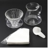 HARIO Simply Glass Coffee Brewing Kit V60 HARIO Simply Glass Coffee Brewing Kit V60