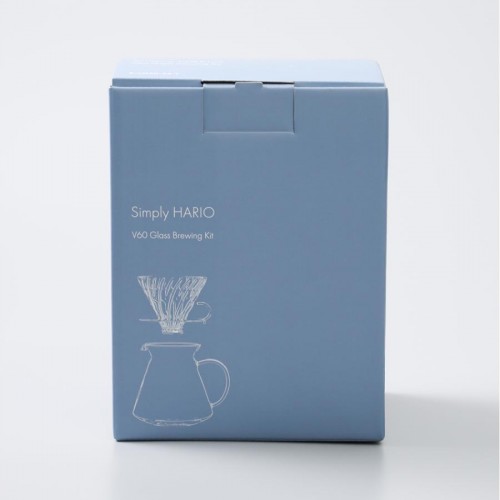 HARIO Simply Glass Coffee Brewing Kit V60 HARIO Simply Glass Coffee Brewing Kit V60