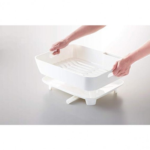 ASVEL Plastic Dish Drainer (White)