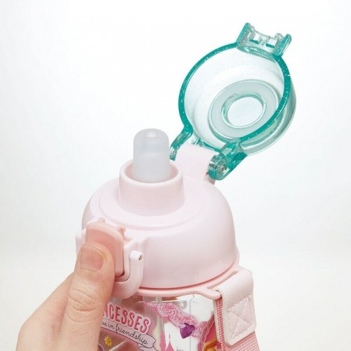 Skater Antibacterial Kid Water Bottle With Strap 630ml (Princess)