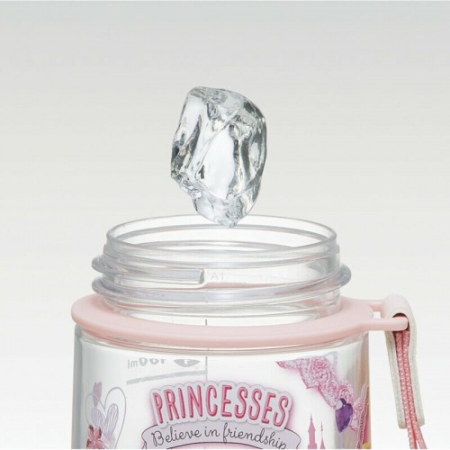 Skater Antibacterial Kid Water Bottle With Strap 630ml (Princess)