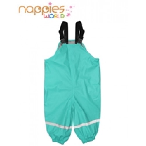 Silly Billyz Yellow Waterproof Overalls XL (Green)