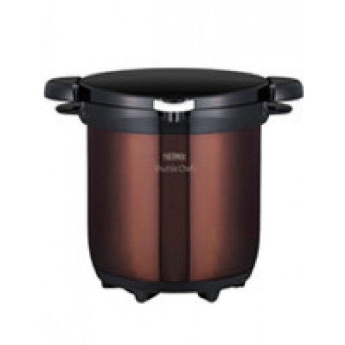 Thermos Vacuum Thermal Insulation Cooker Shuttle Chef (4.5L/Brown)