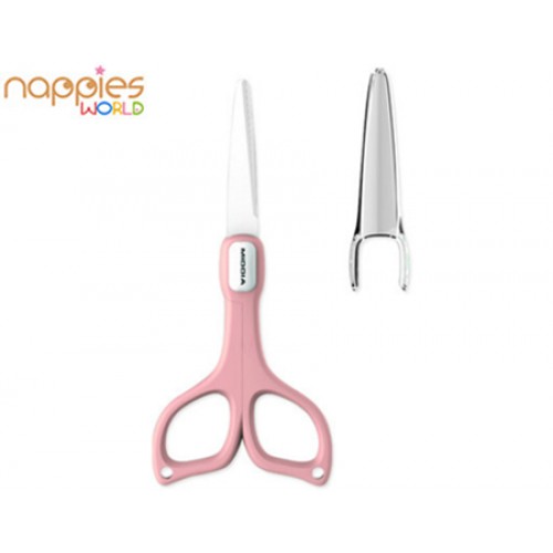 MIDDIA Ceramic Baby Food Scissors (Pink)
