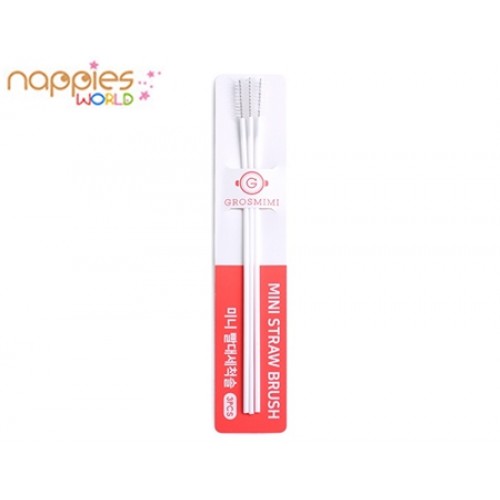 GROSMIMI Mini Straw Brush (For Weighted Straw) 3pcs