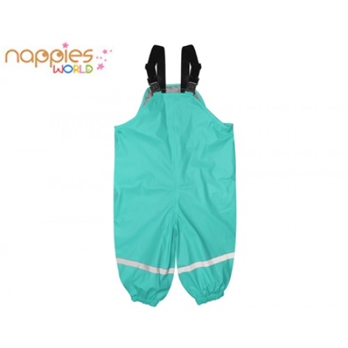 Silly Billyz Yellow Waterproof Overalls XL (Green)