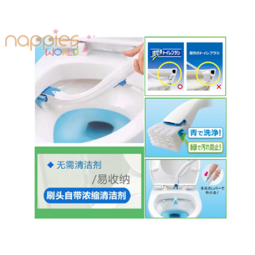 Japan Johnson Disposable Toilet Brush+ 4 Refill Pack Japan Johnson Disposable Toilet Brush+ 4 Refill Pack