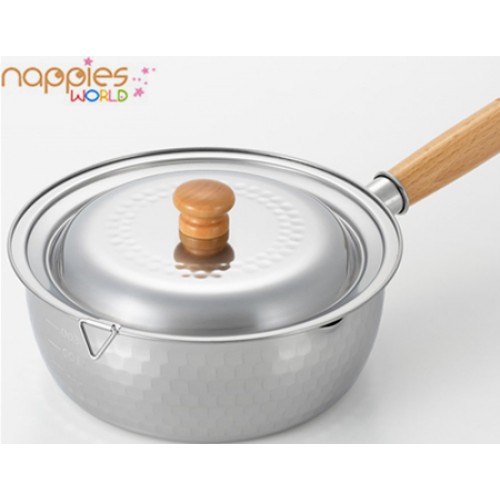 Yoshikawa Stainless Steel Yukihira Saucepan Lid – 16cm&18cm Compatible