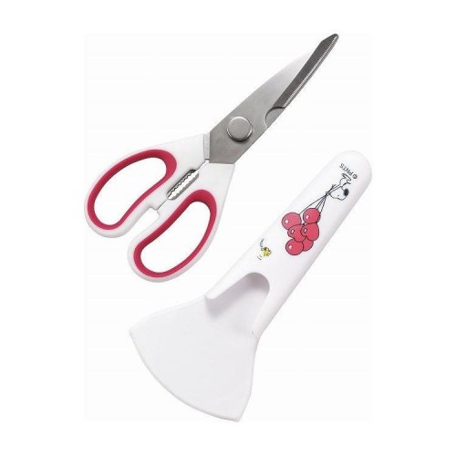Japan Tamahashi Stainless Steel Kitchen Scissors 19.4cm - Snoopy
