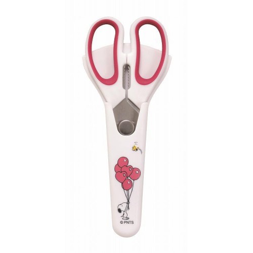 Japan Tamahashi Stainless Steel Kitchen Scissors 19.4cm - Snoopy