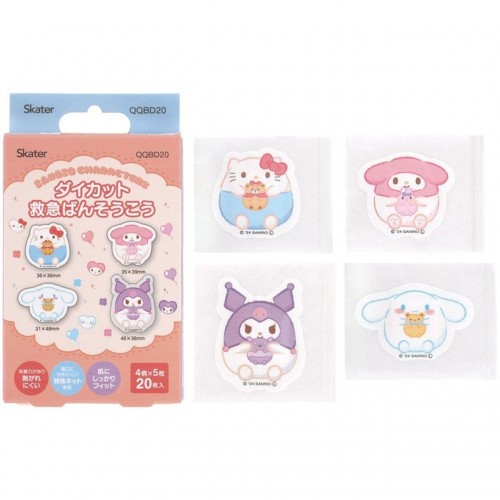 Skater Die-Cut Band Aid Plasters 20pcs(Sanrio) Skater Die-Cut Band Aid Plasters 20pcs(Sanrio)
