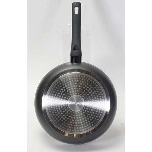 VISIONS GOLD Coating Non-Stick Frypan 28cm Black IH Gas Compatible 