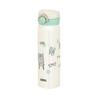 Thermos Ultra Light Stainless Steel Vacuum Insulated Drink Bottle 500ml (Beige Mint）