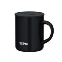 Thermos Stainless Steel Vacuum Insulated Mug With Lid 350ml（Black）