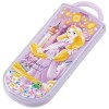 Japan SKATER Antibacterial Children's Lunch Cutlery Trio Set（Rapunzel）