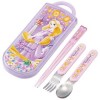 Japan SKATER Antibacterial Children's Lunch Cutlery Trio Set（Rapunzel）