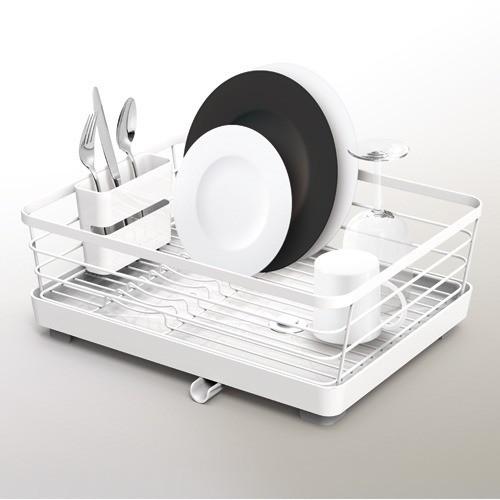 ASVEL Metal Coating Dish Drainer (White)