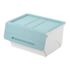 Japan SQU Flip Lid Wide Storage Container - Light Blue (Store Pick Up Only)