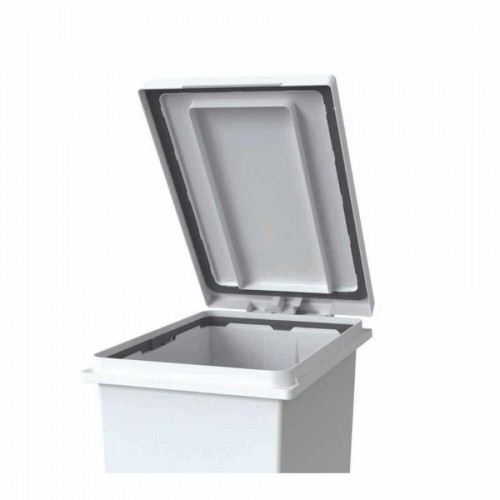ASVEL Antibacterial Anti Odour Pedal Rubbish Bin 45L/White Pick Up In Store Only