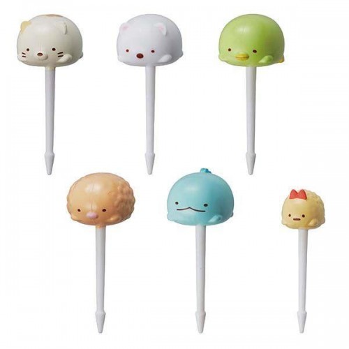 Japan Mama's Assist Lunch Box Food Picks 6pcs(Sumikko Gurashi) Japan Mama's Assist Lunch Box Food Picks 6pcs(Sumikko Gurashi)