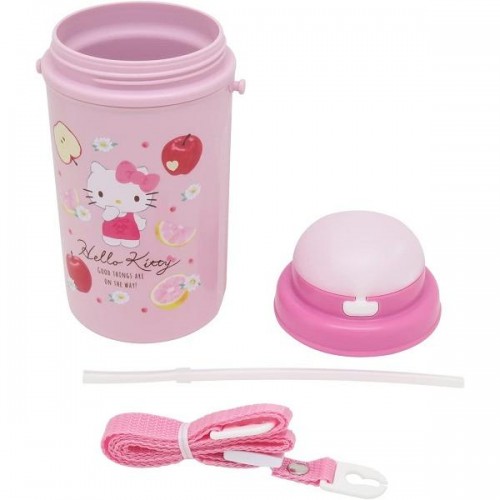 OSK Kids Straw Bottle 450ml (Hello Kitty)