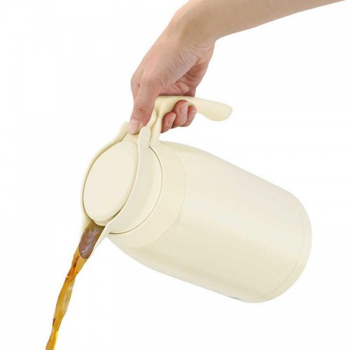 Thermos Stainless Steel Vacuum Insulated Jug 2L (Ivory) Dishwasher-Safe