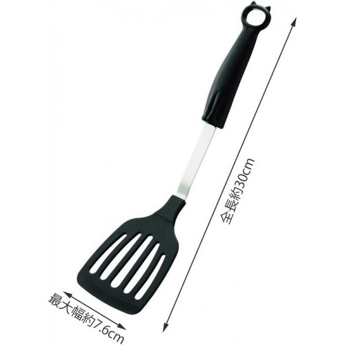 Japan KAI Nyammy Cat Silicon Spatula Black