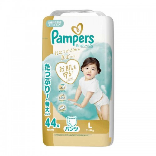 Japan Pampers Premium Nappy Pants L 44pcs (9-14KG) Japan Pampers Premium Nappy Pants L 44pcs (9-14KG)
