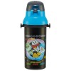 Skater Antibacterial Kid Water Bottle With Strap 480ml  (Blue Black Pokemon)