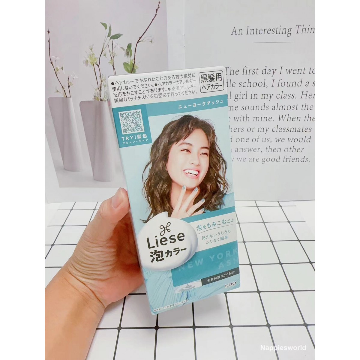KAO Liese foaming hair dye 108ml (New York Ash)