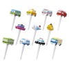 Japan Mama's Assist Lunch Box Food Picks 11pcs (Working Vehicles) Japan Mama's Assist Lunch Box Food Picks 11pcs (Working Vehicles)