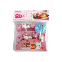 Japan Mama's Assist Lunch Box Food Picks  8pcs（Little Rabbit）