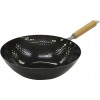 Tamahashi  Hammered Iron Wok (30cm) Black