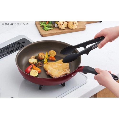 Thermos Durable Series Non-Stick Deep Frying Pan - 30cm IH Compatible