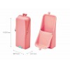 Japan Kutsuwa Flip Lid Silicone Pencil Case（Nudie Rose)