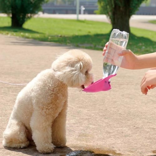 Japan Richell Size S Walk Handy Pet Water Bottle （Ivory）