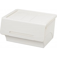 Japan SQU Flip Lid Wide Storage Container - White (Store Pick Up Only)