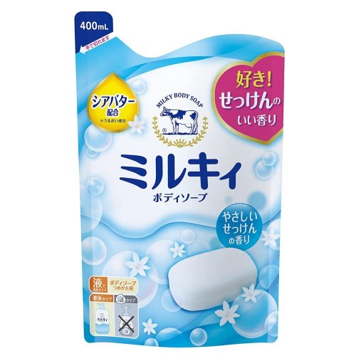 COW  Milky Moisturising Body Wash  Refill 400ml (Soap Scent）